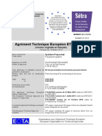 Agrément Technique Europeen