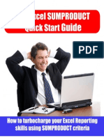 Excel Sum Product Quick Start Guide