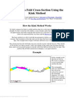 Construct A Fold Cross-Section Using The Kink Method