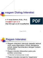 IMK-Minggu4 - Ragam Dialog Interaksi