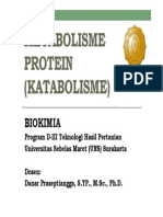 (P Danar) Materi Biokimia - Metabolisme Protein-Katabolisme (D-III THP) [Compatibility Mode]