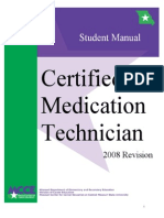 Certified Medication Technician Student Manual 2010 PDF