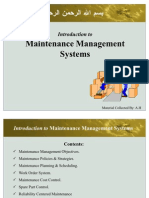 Maintenence Management