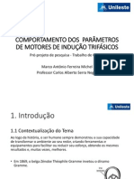 Apresentação de Trabalho de Curso I - Motores Elétricos de Indução