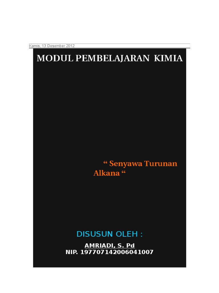 Modul Kimia | PDF