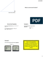 Unit 3 Day 6: What Is A One-To-One Function?