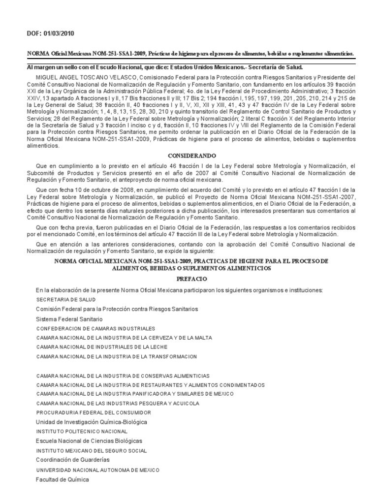 nom-251-ssa1-2009-practicas-de-higiene-para-el-proceso-de-alimentos