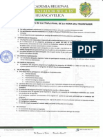 ESPECIFICACIONES DEL LA FINAL DE LA HORA DEL TRIUNFADOR 