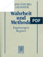 Gadamer-Wahrheit Und Methode 2