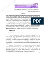 VIOLÊNCIA CONTRA A MULHER: Notas Sobre o Feminicídio em Salvador/BA.