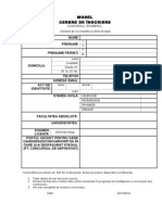 Model Cerere de Inscriere EXAMEN