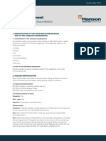 Safety Data Sheet Hanson Portland Cement 0 0