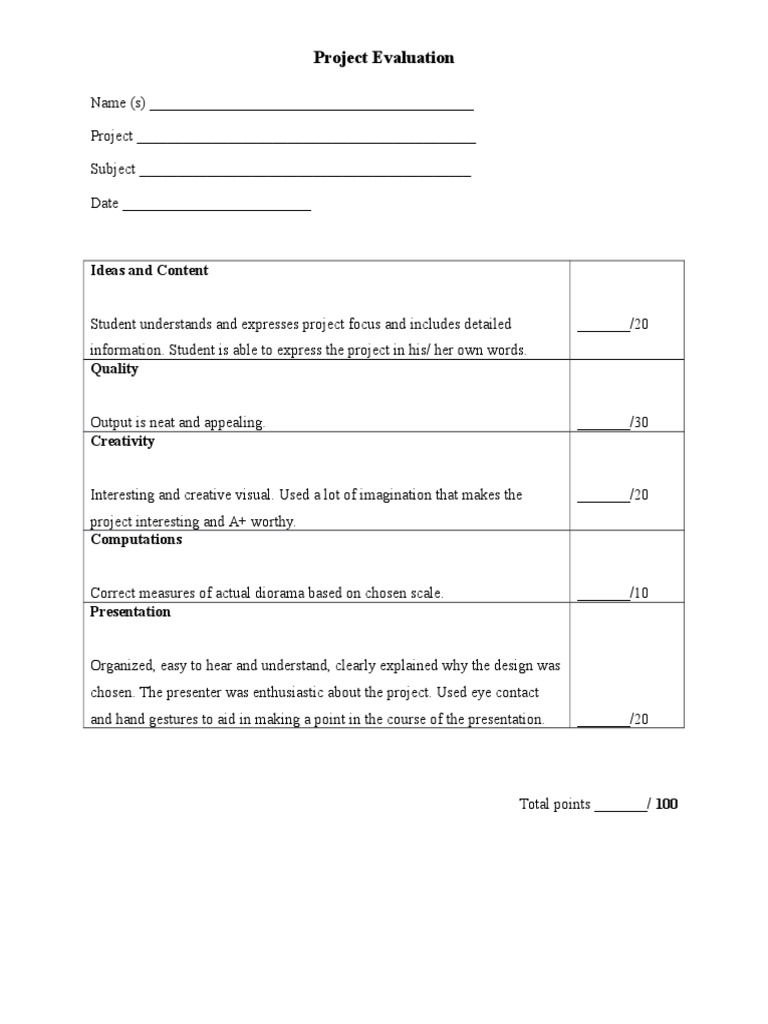 7th Grade Math Dream Room Rubric | PDF | Art