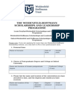 Weidenfeld-Hoffmann Scholarships Questionnaire (Word, 258kb)_0