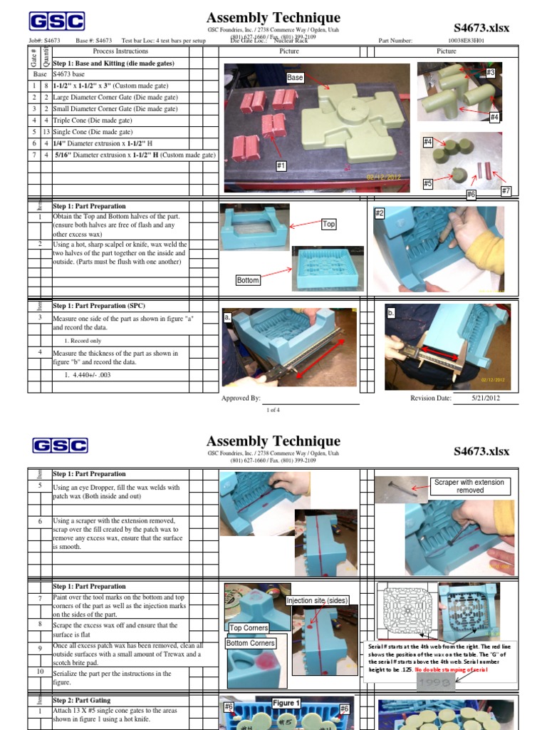 Assembly Technique: S4673 | PDF | Industries | Industrial Processes