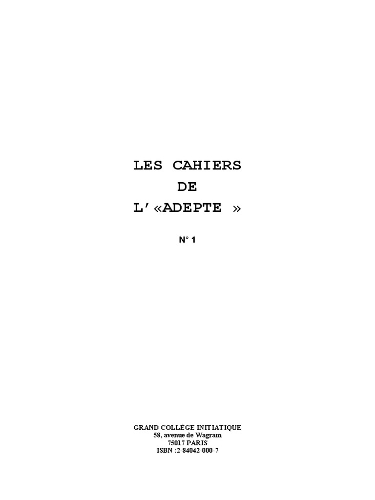 Page De Garde Cahier Du Jour Kepling Les Cahiers de L'adepte #1 À 9 PDF | PDF | Yin et yang | Magie (Paranormal)