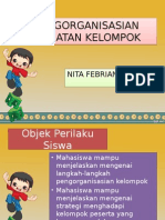 Pengorganisasian Kegiatan Kelompok