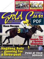 PCSO 43rd Gold Cup 2015 Souvenir Magazine