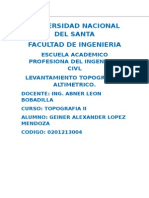 Levantamiento Topografico Altimetrico