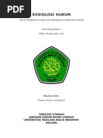 Analisis Studi Kasus Sosiologi Hukum