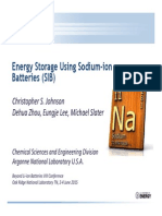 Sodium Ion Batteries