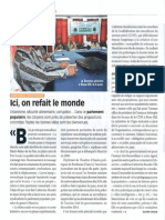 Parlement Populaire: "Ici On Refait Le Monde", Jeune Afrique 4-10 Octobre 2015