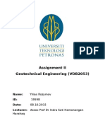 Assignment II Geotechnical Engineering (VDB2053)