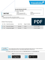 E-Tiket Brangkat Malang