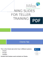 Training Slides For Teller Training