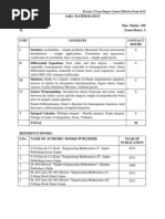 B Arch Syllabus I IV 14 15