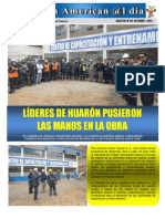 Líderes de Huarón Pusieron Las Manos en La Obra - Eusterio Huerta León