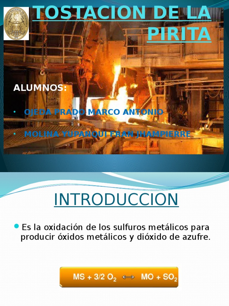 tostacion-pirita-di-xido-de-azufre-azufre