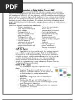 Download Introduction to Agile Unified Process AUP by beyond_ecstasy SN29309033 doc pdf