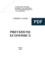 Previziune Economica IDD Lazar Cornel 2013