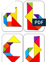 26 Lettres de Lalphabet en Tangram