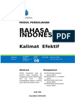 Modul 8 Kalimat Efektif