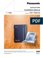 KX-TDA15 V1.1 Installation Manual