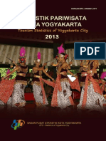 Statistik Pariwisata Kota Yogyakarta Tahun 2013