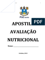 Apostila Avaliação Nutricional - 2013