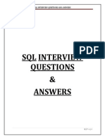 SQL Interview Questions PDF