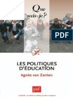 Les Politiques D'education - Agnes Van Zanten