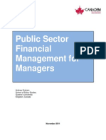 Public Sector Financial Management for Managers