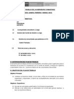 Plan de Trabajo Del Acompaã Ante Comunitario