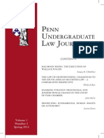 Penn Undergraduate Law Journal Issue II