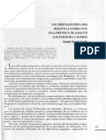 Los Tribunales Populares Durante La Guerra Civil