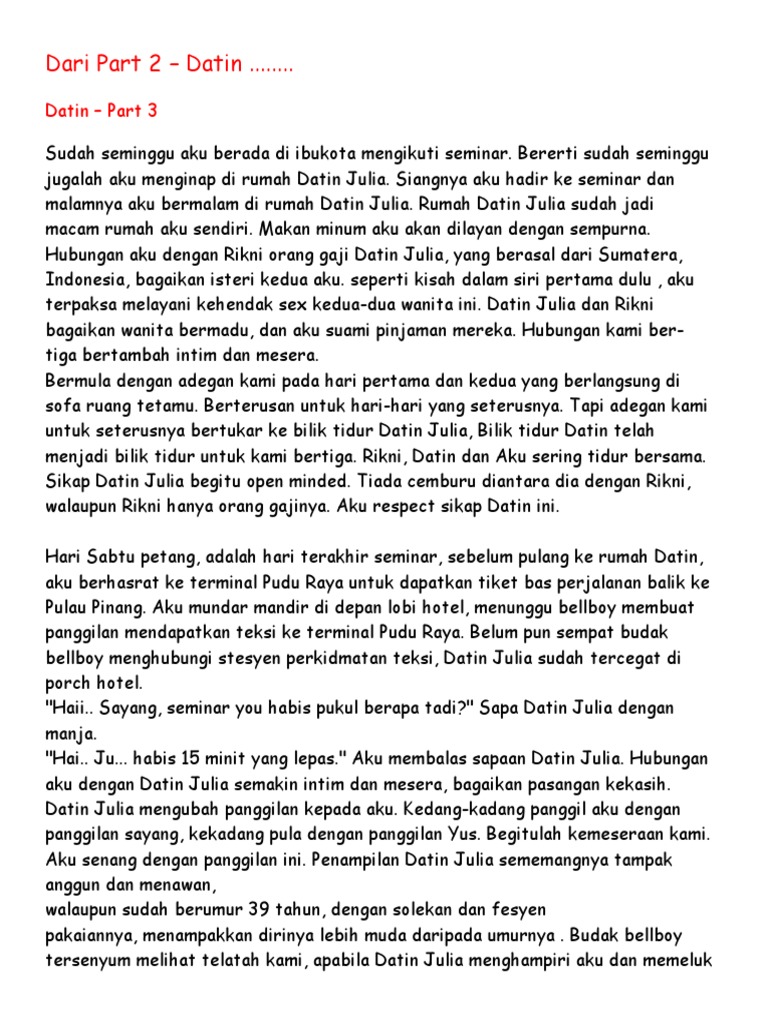 Datin+ +part+3 | PDF