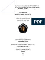 Perencanaan Drainase Tambang Terbuka Pit South Pinang PT. Kaltim Prima Coal Sangatta Kalimantan Timur Periode Tambang 2014 2017 Eko Rahmadianto Hermawan 10506040011018