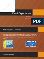 Field Experience PP