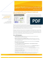 Solar Winds OrionAPM Datasheet