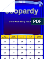 Jeopardy - Music Theory